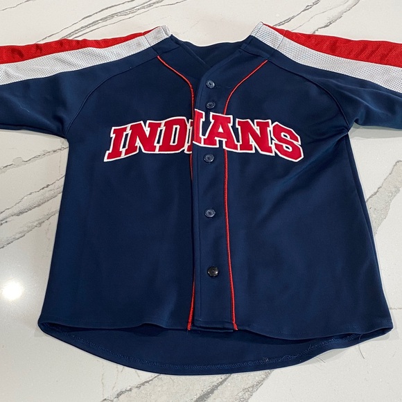 Puma Kids Medium Cleveland Indians Genuine MLB Jersey - Picture 1 of 10